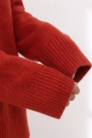 Sweter Teramo wełna - energetyczna czerwień