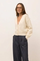 Elegancki kardigan Trento Baby Alpaka - cream