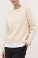 Elegancki sweter wełna merino i kaszmir - cream