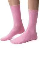 Skarpetki damskie z wełną Merino - pink