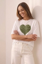 Bluzka bawełna premium - Cuore khaki