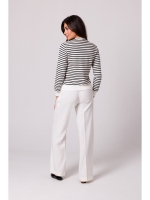 Elegancka bluza Talamone z szykownymi guzikami - w paski