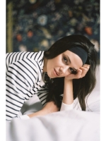 Elegancka bluza Talamone z szykownymi guzikami - w paski