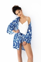 Elegancka krótka piżama z wiskozy - Santorini Boho