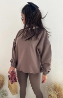 Minimalistyczna bluza Jesolo - taupe
