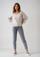 Elegancki sweter Baby Alpaka - beżowy