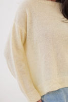 Elegancki sweter Fermo Alpaka Superfine - wanilia