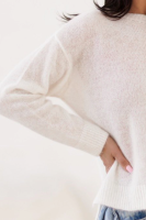 Elegancki sweter Fermo Alpaka Superfine - jaśmin