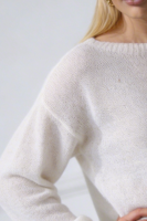 Elegancki sweter Fermo Alpaka Superfine - jaśmin