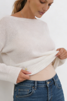 Elegancki sweter Fermo Alpaka Superfine - jaśmin