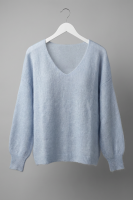 Elegancki sweter Baby Alpaka - baby blue