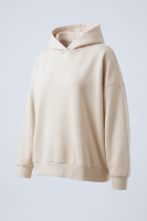 Oversize bluza Lucca z kapturem - kokos