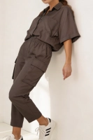 Komplet safari tencel - taupe