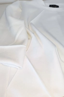 Elegancki komplet z dzianiny z modalem rękaw 3/4 - cream