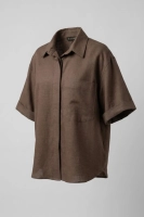 Komplet safari tencel - czekoladowy