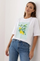 Bluzka Lemon bawełna premium - biała