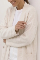 Stylowy kardigan Sasso OVERSIZE wełna - cream