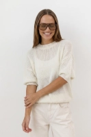 Sweter Viterbo MOHER WEŁNA - cream