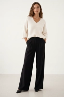Elegancki sweter Trento Baby Alpaka rękaw 3/4 - ecru